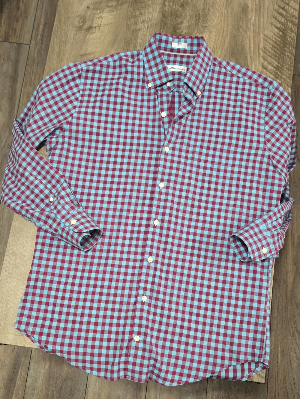 Mens Peter Millar 100% Cotton Button Down